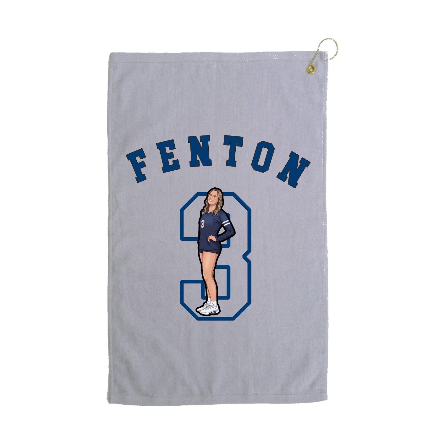 Golf Towel — Shirsey Arch in Grey