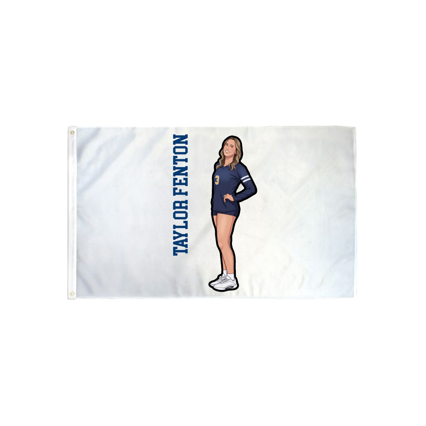 3x5 Flag — Name Vertical in Classic