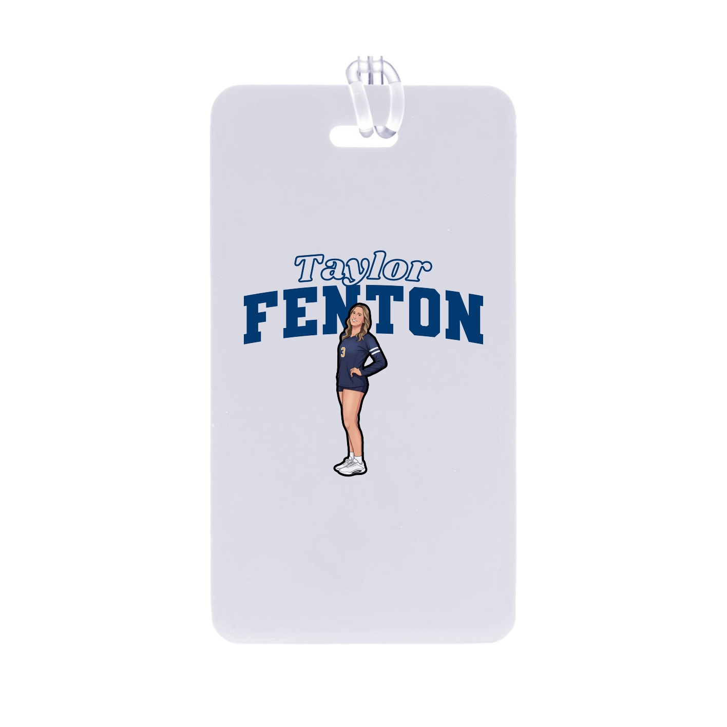 Bag Tag — Name Arch in Classic