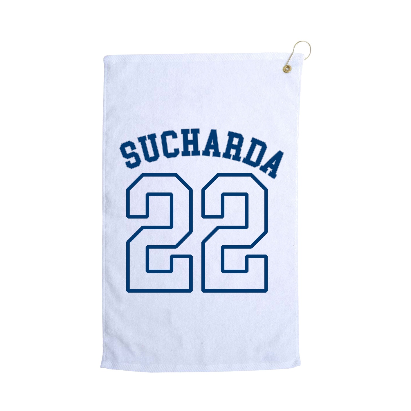Golf Towel — Shirsey Arch in White