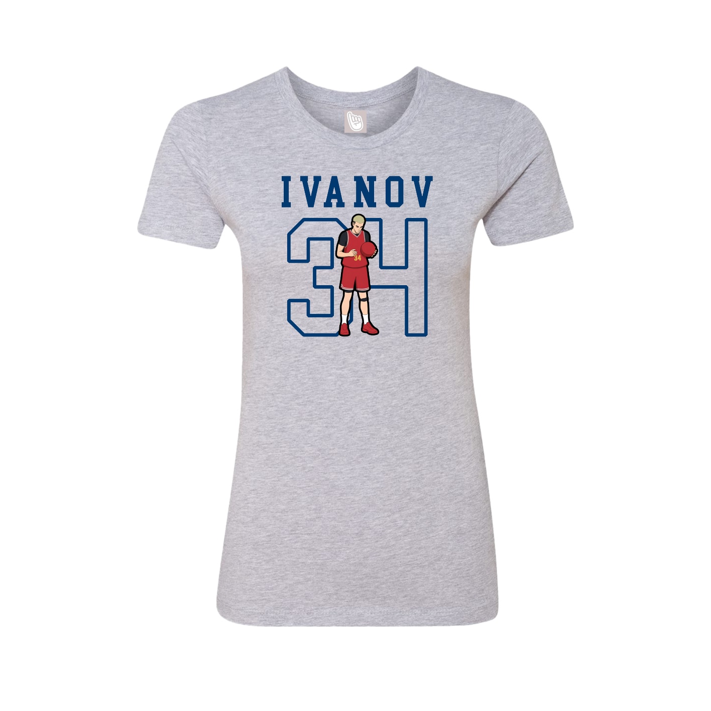 Fitted Women's Tee — Shirsey in Grey