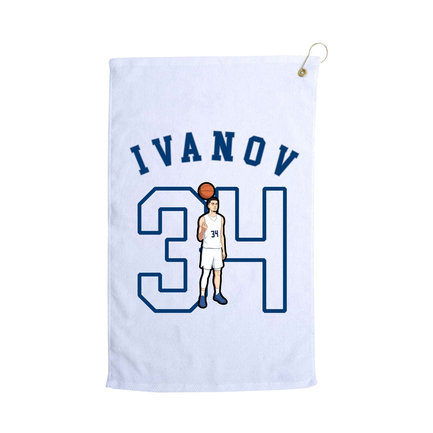 Golf Towel — Shirsey Arch in White