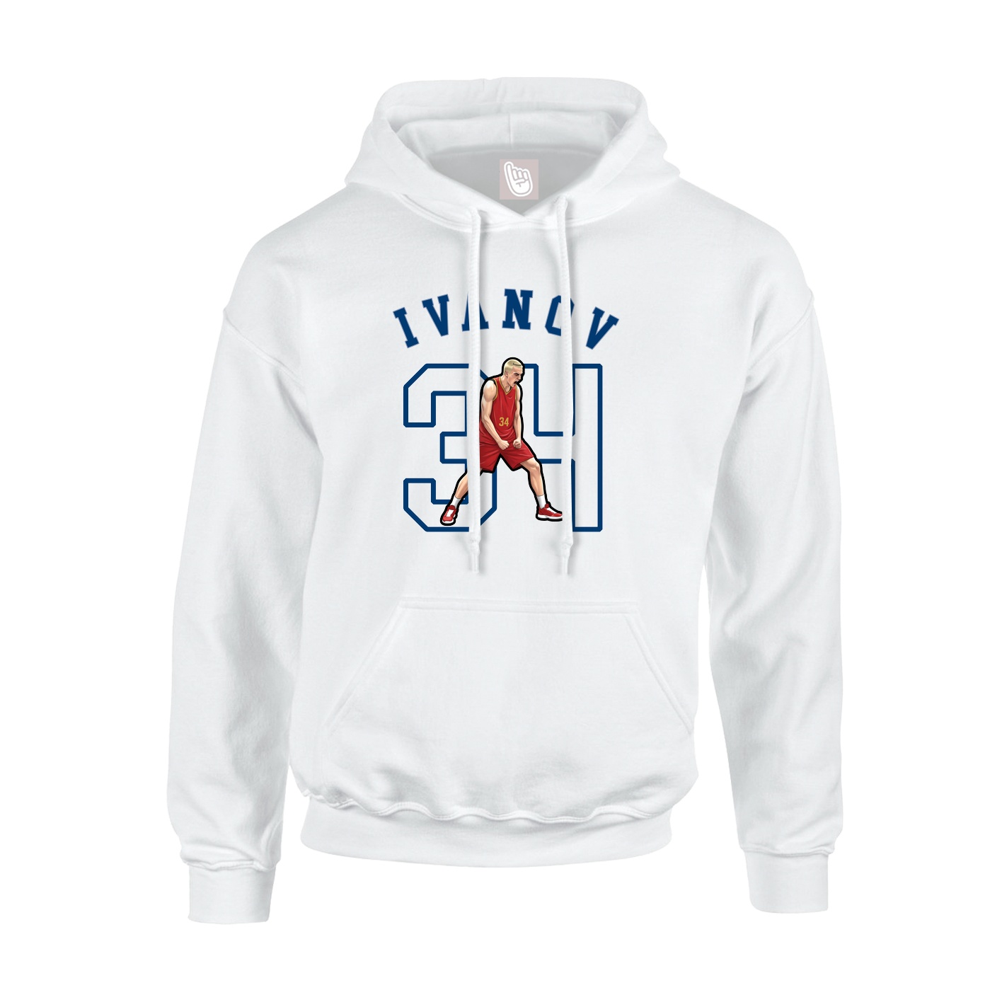 Youth Hoodie — Shirsey Arch in White
