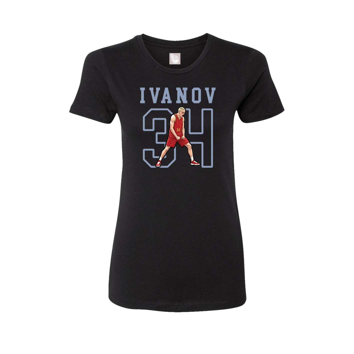 Fitted Women's Tee — Shirsey in Black