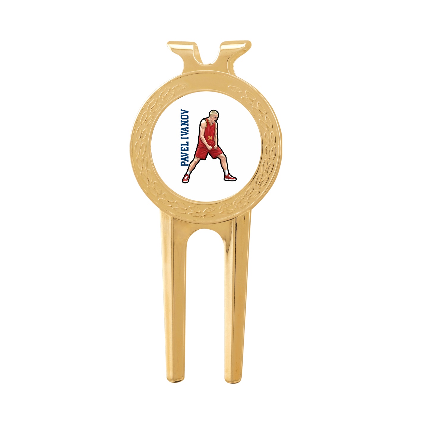 Divot Tool with Ball Marker — Name Vertical in Classic