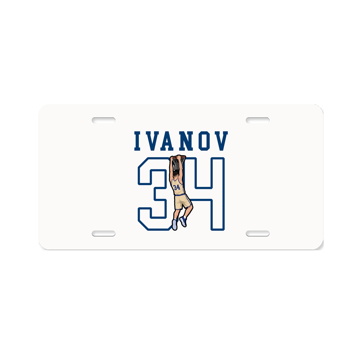 License Plate — Shirsey in Classic