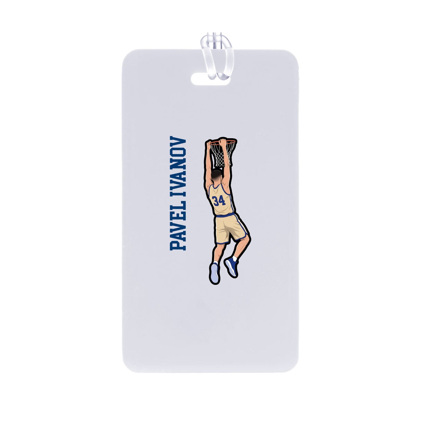 Bag Tag — Name Vertical in Classic