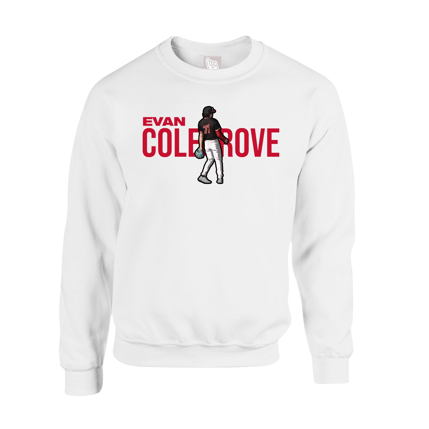 Fleece Crew — Player Name in White