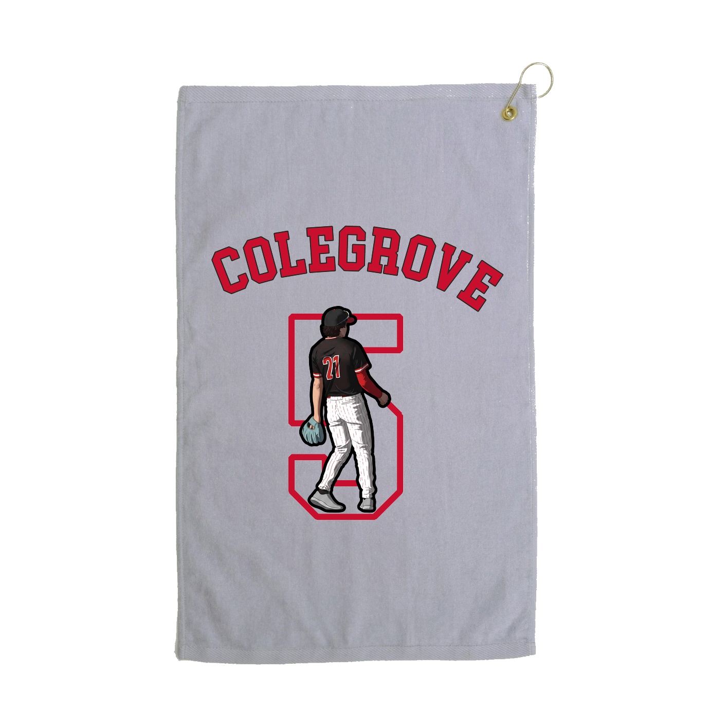 Golf Towel — Shirsey Arch in Grey