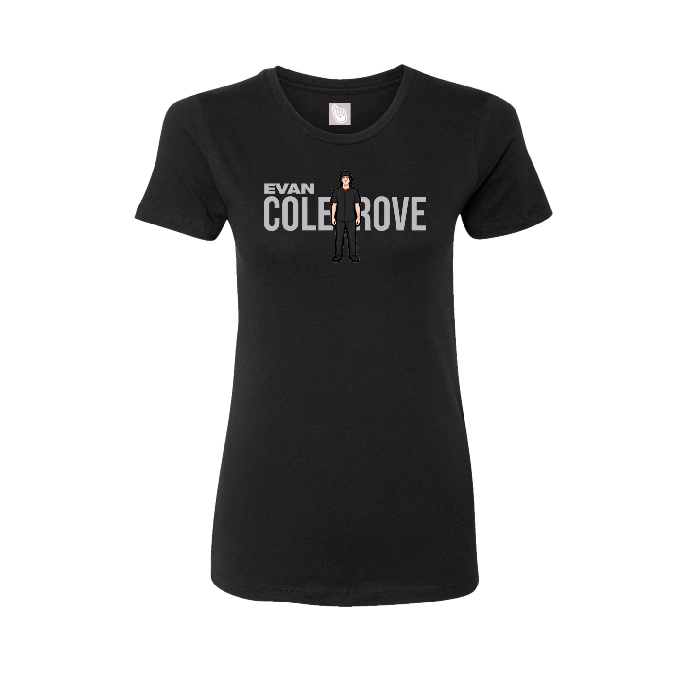 Womens Tee — Player Name in Black