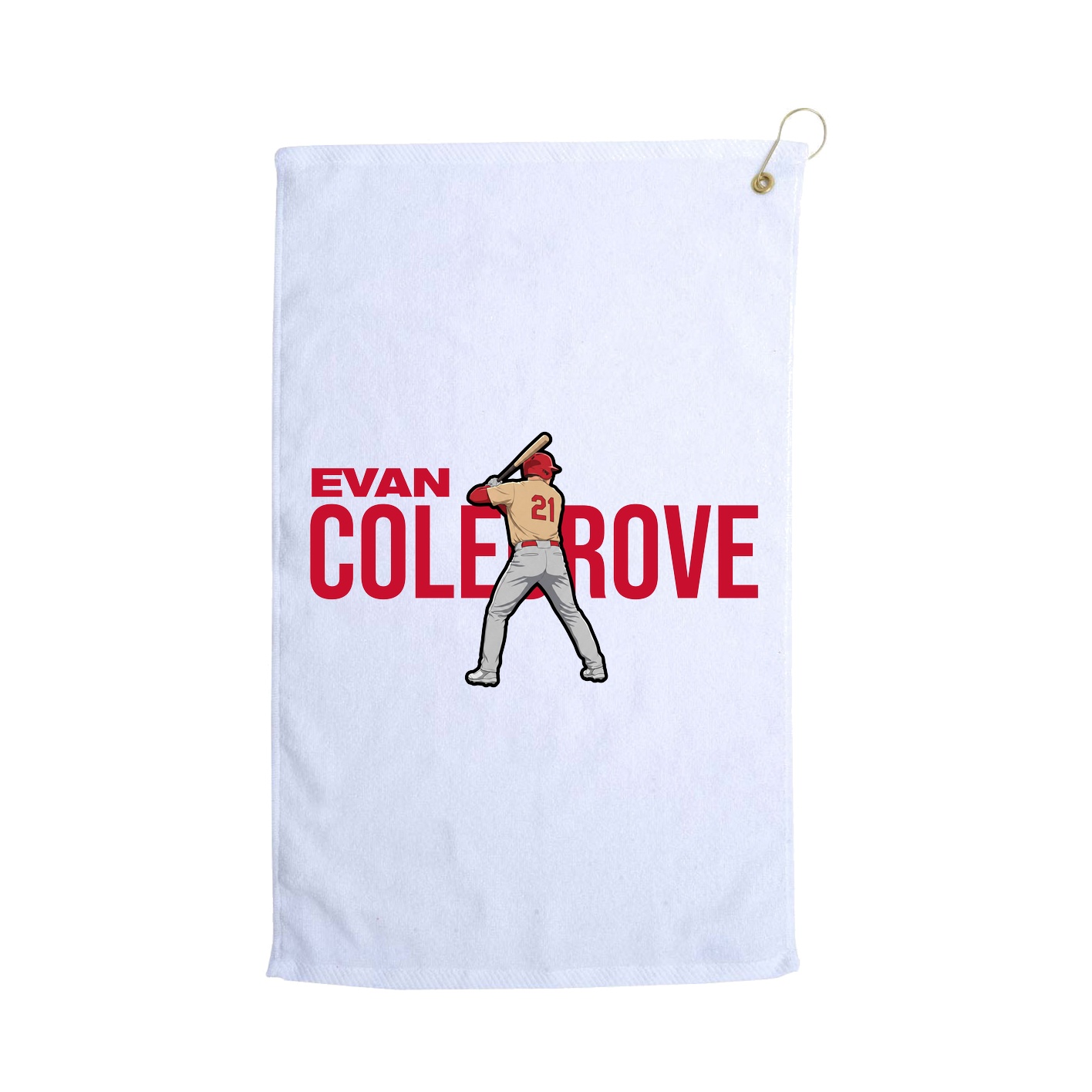 Golf Towel — Player Name in White