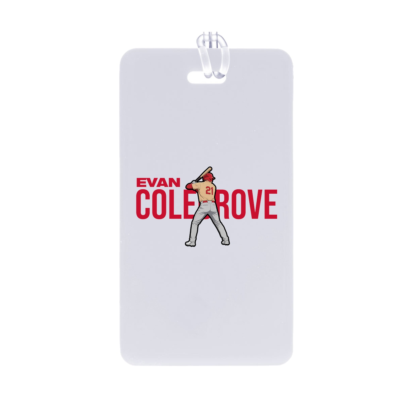 Bag Tag — Player Name in Classic