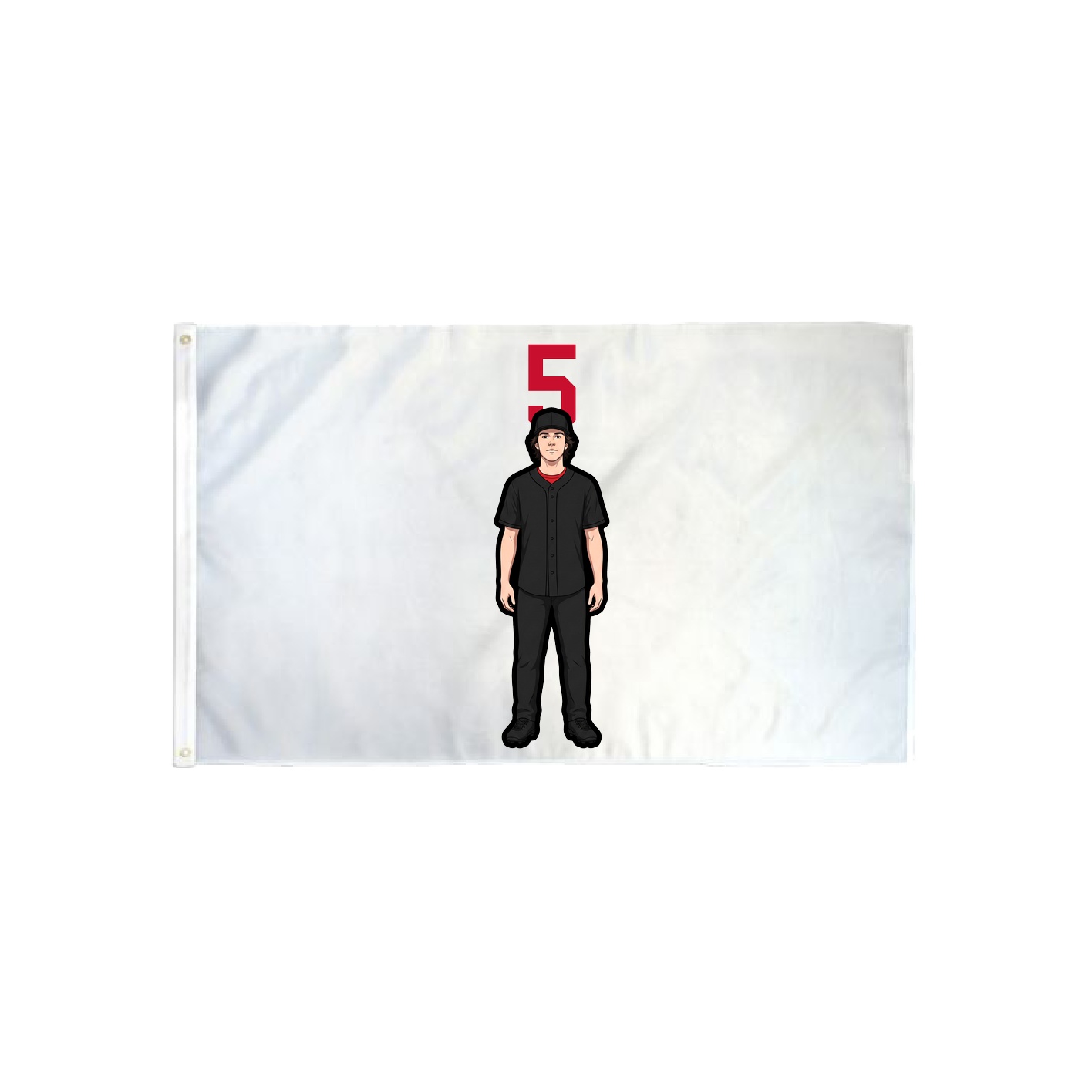 3x5 Flag — Number Top in Classic