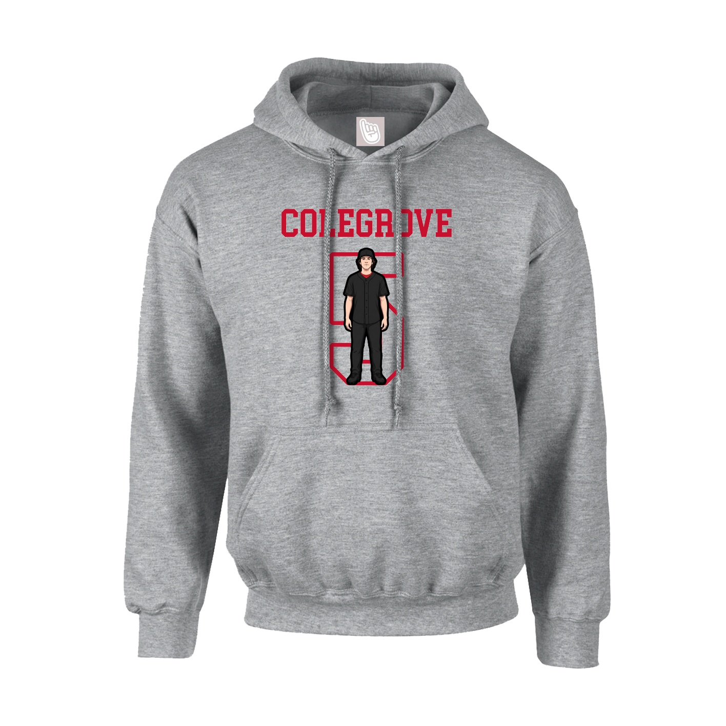 Hoodie — Shirsey in Grey