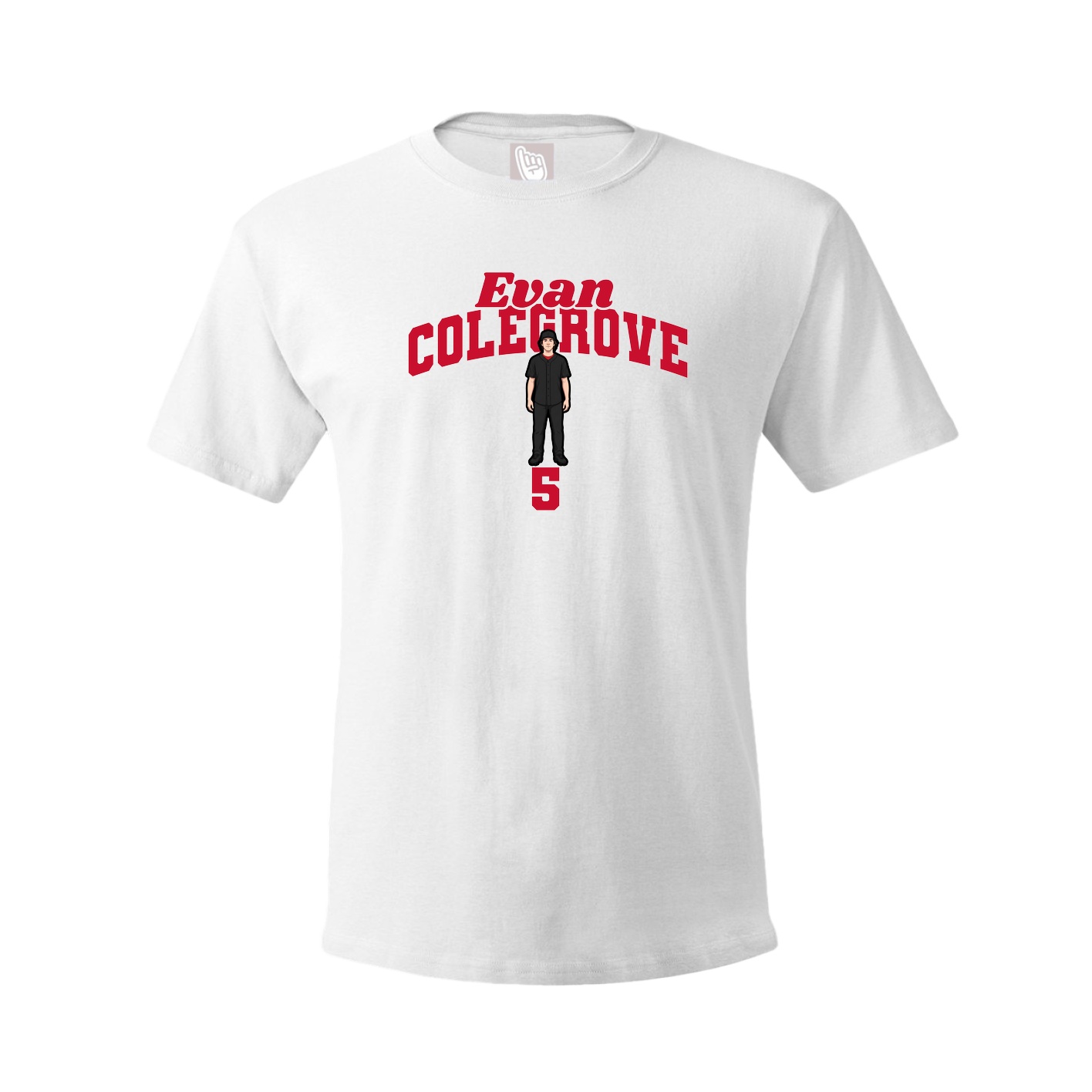 Youth Tee — Signature Arch in White