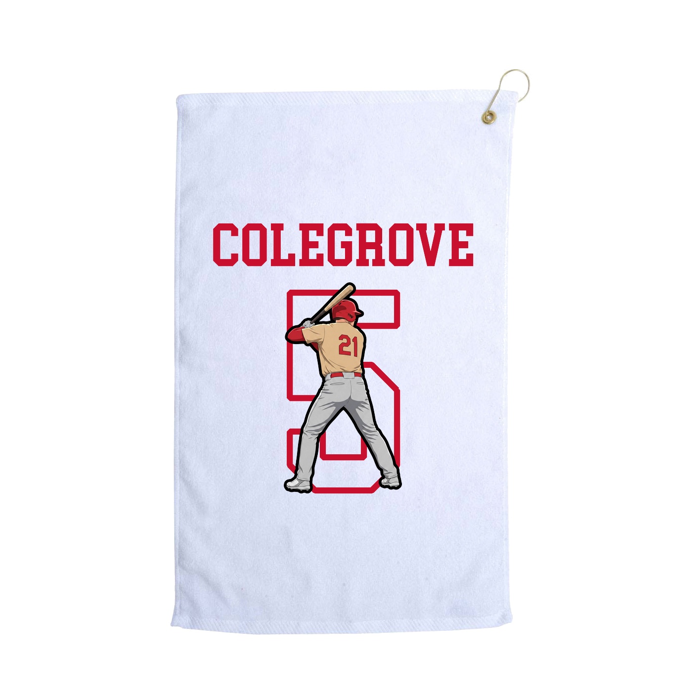 Golf Towel — Shirsey in White