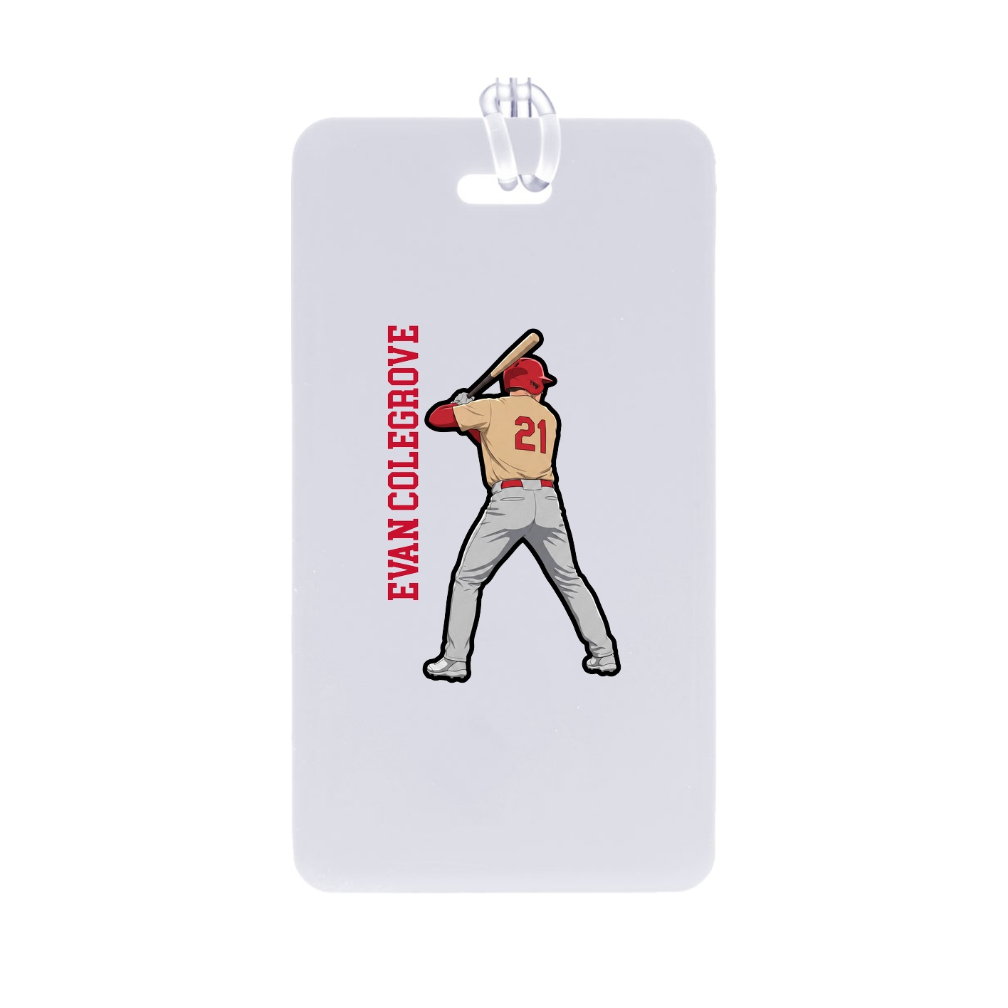 Bag Tag — Name Vertical in Classic