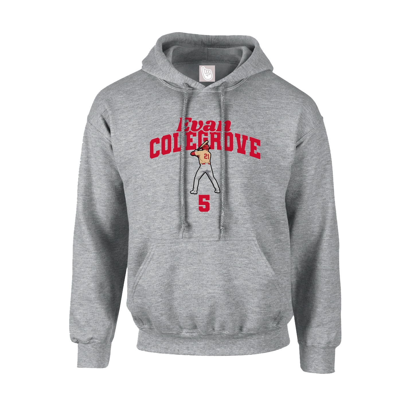 Hoodie — Signature Arch in Grey