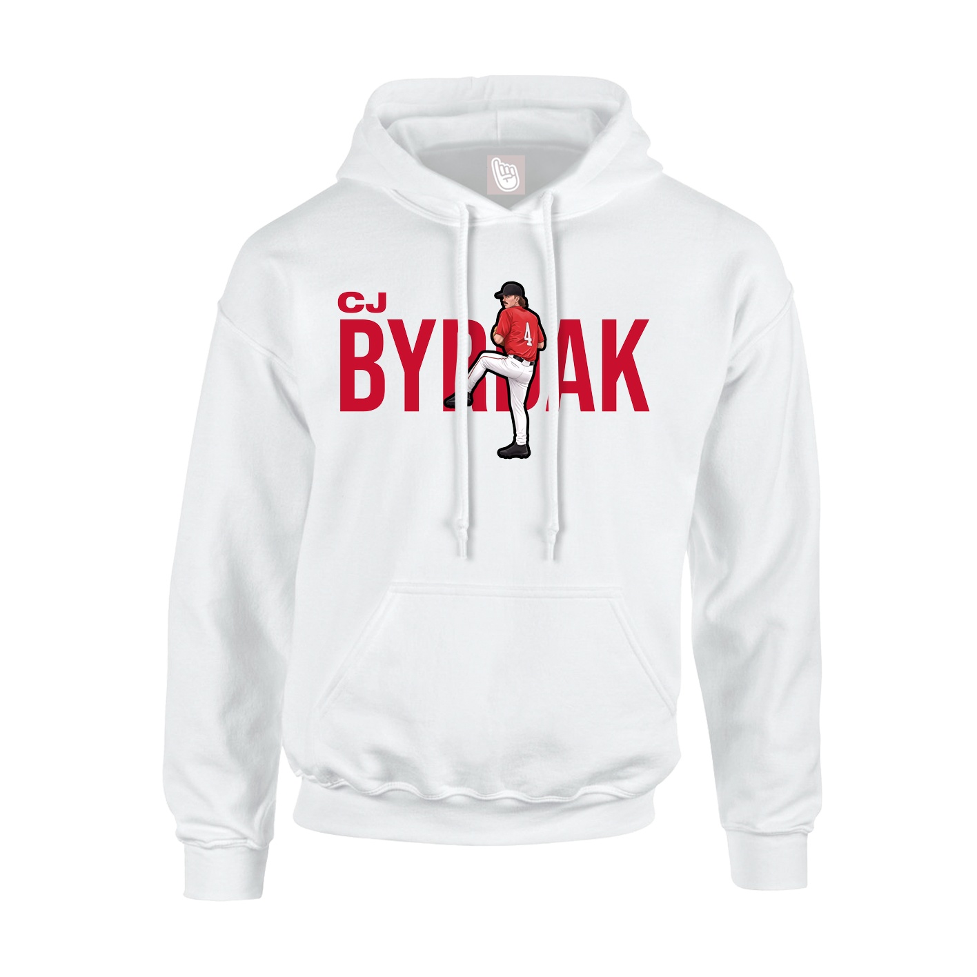 Hoodie — Player Name in White