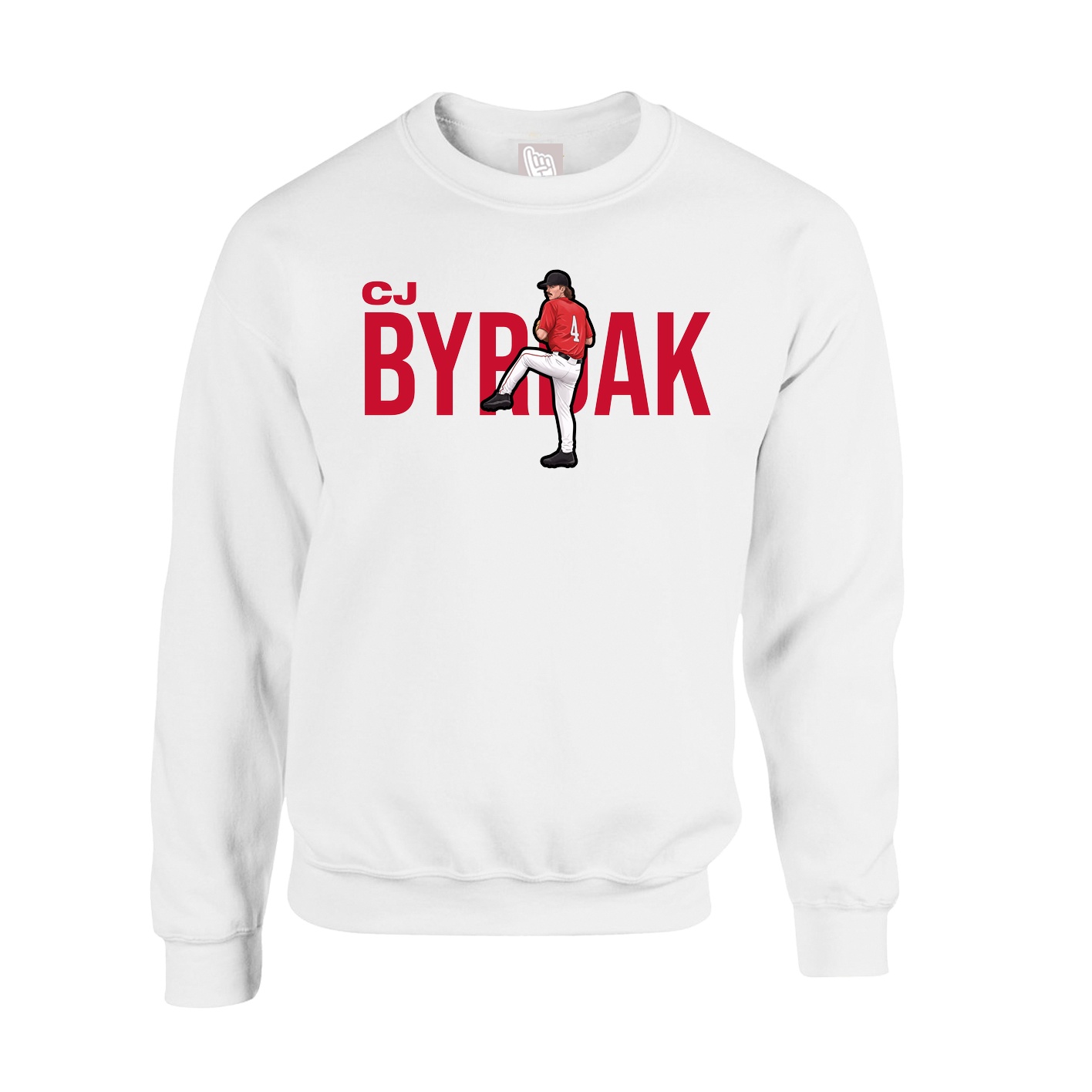 Fleece Crew — Player Name in White