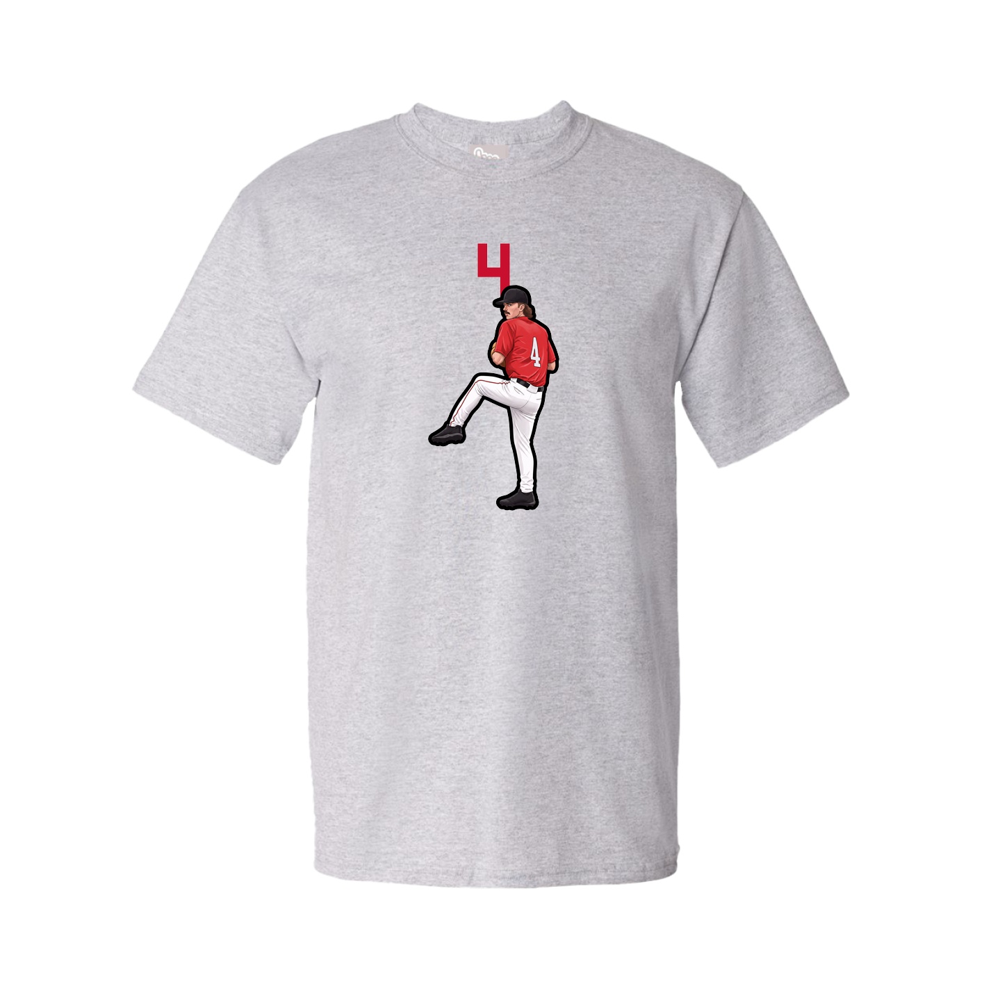 Tee — Number Top in Grey