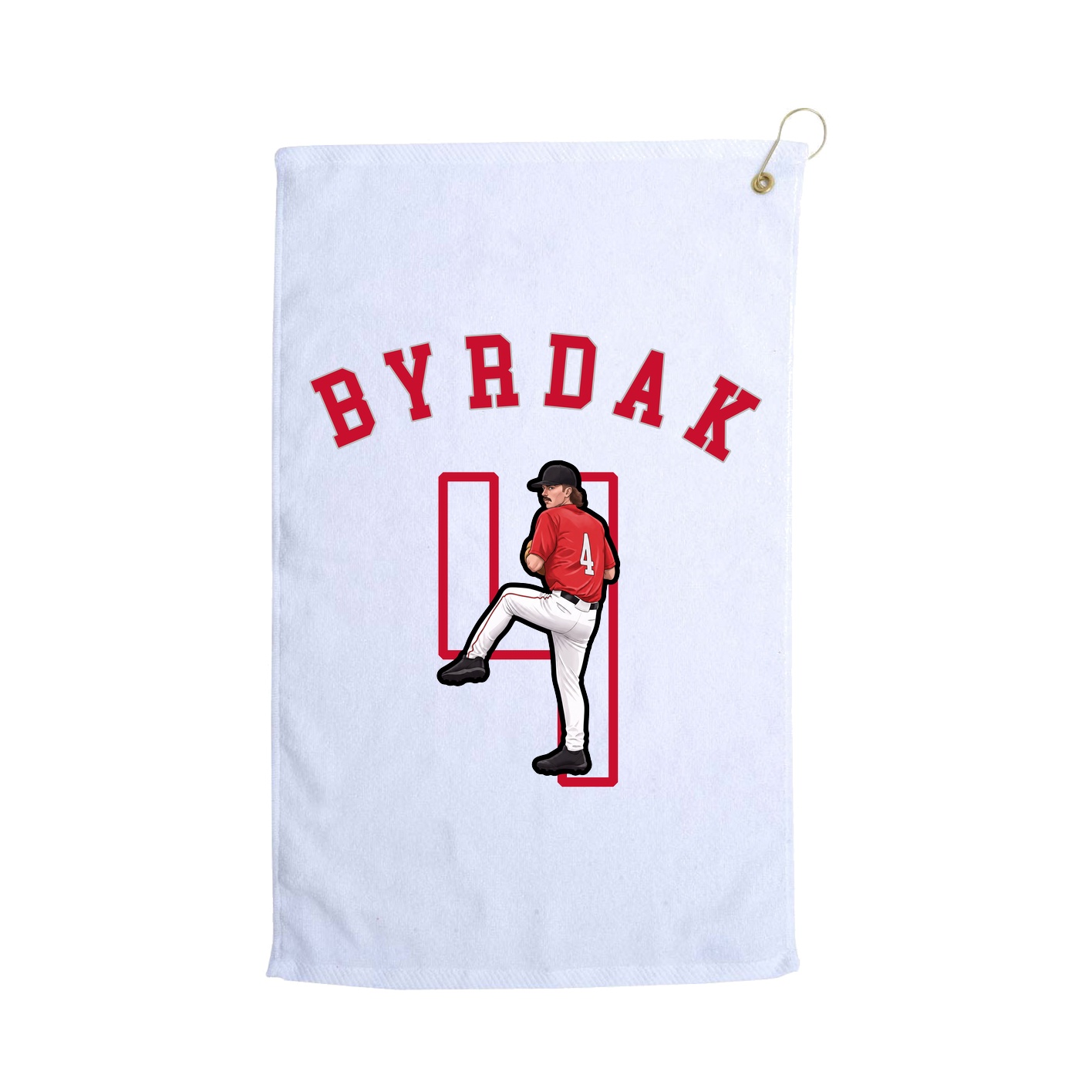 Golf Towel — Shirsey Arch in White