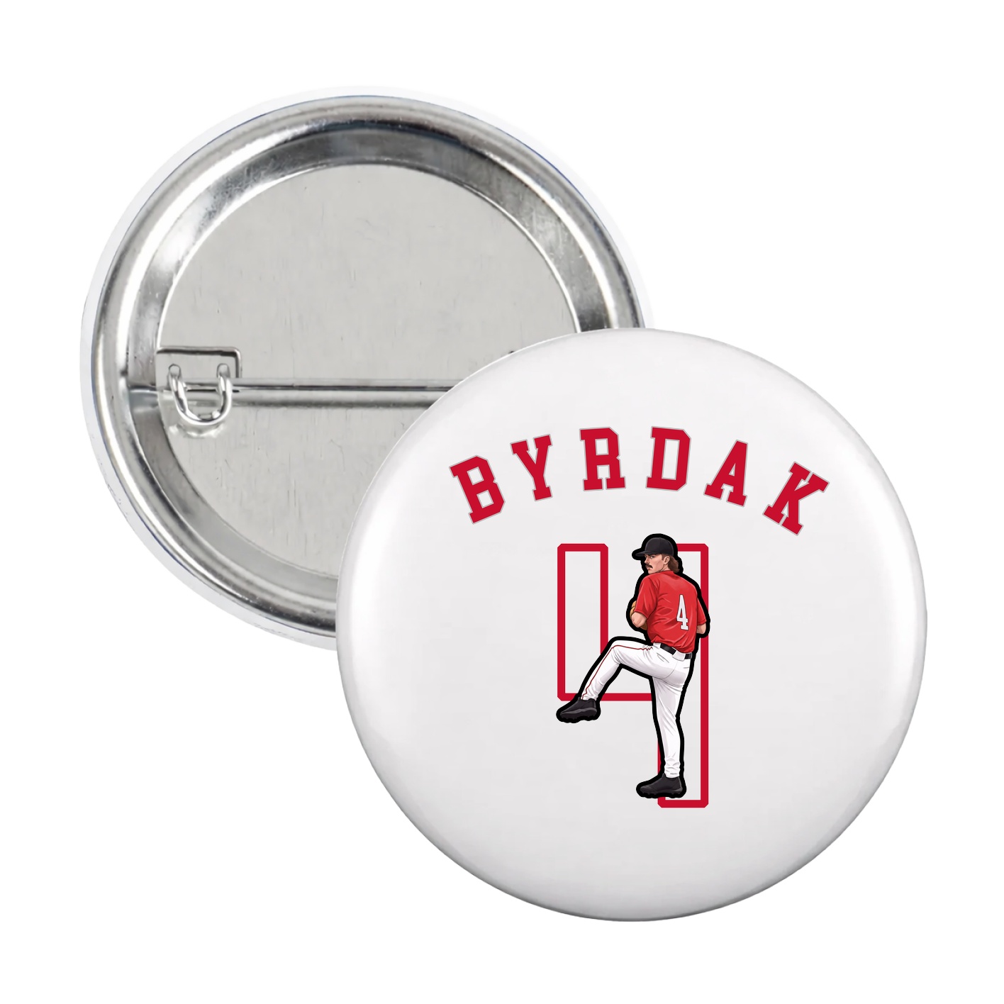 Game Day Button — Shirsey Arch in White