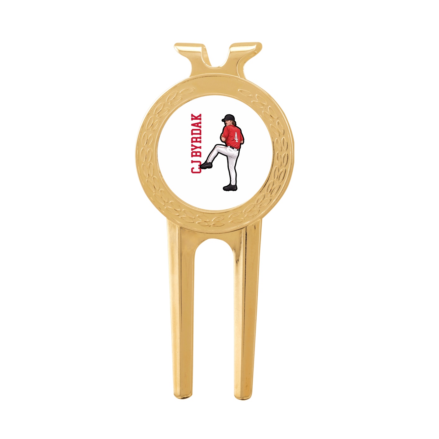 Divot Tool with Ball Marker — Name Vertical in Classic