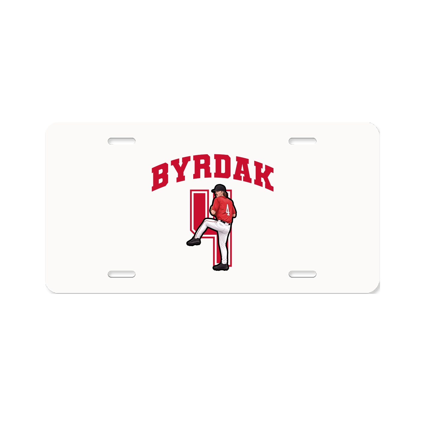 License Plate — Number in Classic