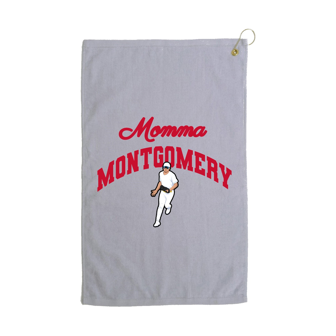 Golf Towel — Mothers Day Arch in Grey