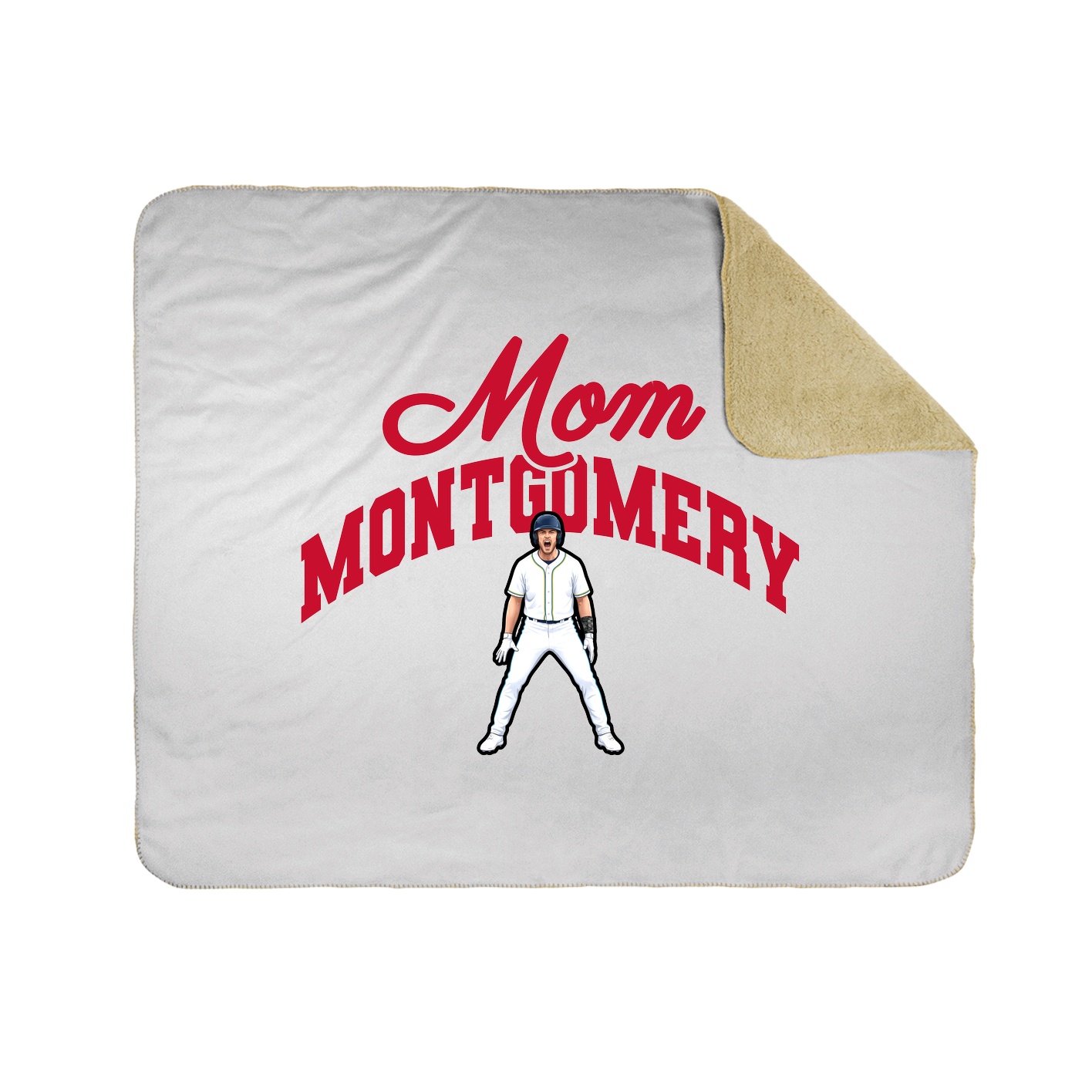 Throw Blanket — Mothers Day Arch in White