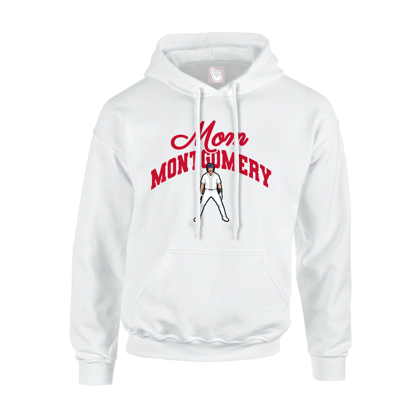 Youth Hoodie — Mothers Day Arch in White