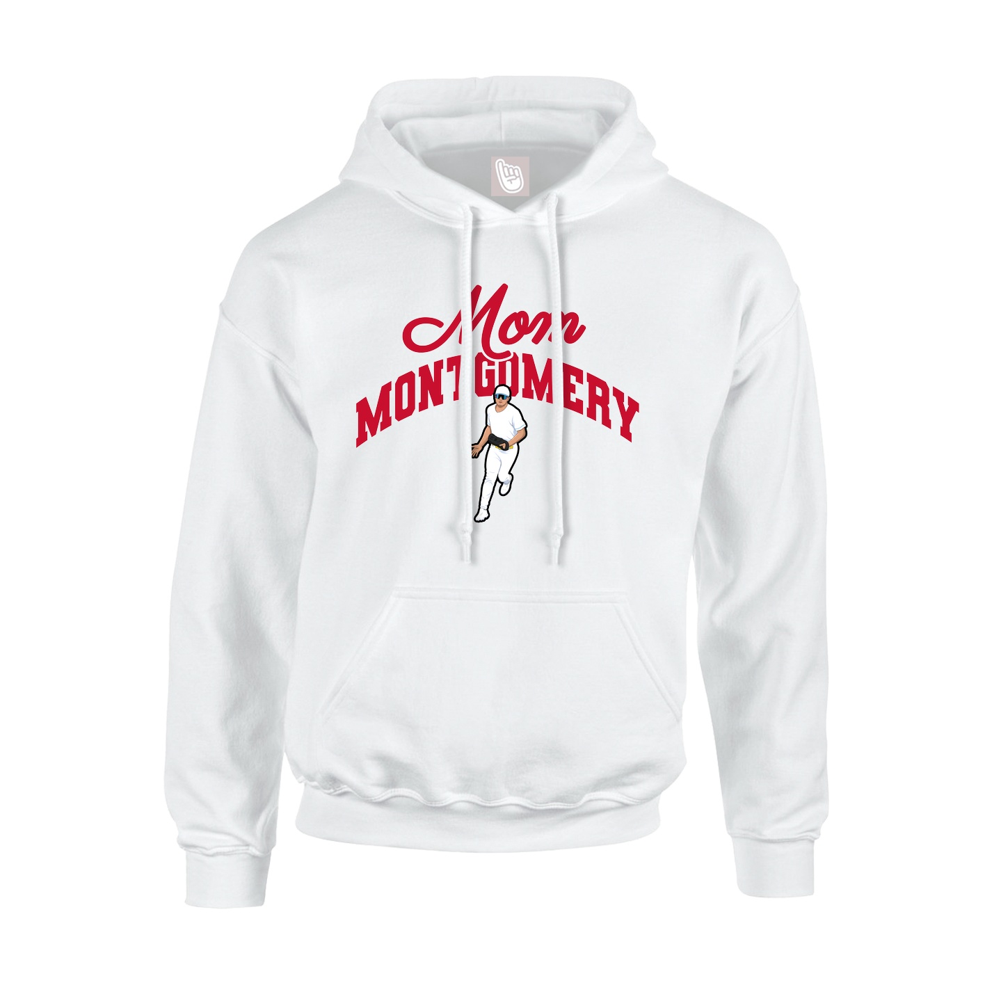 Youth Hoodie — Mothers Day Arch in White