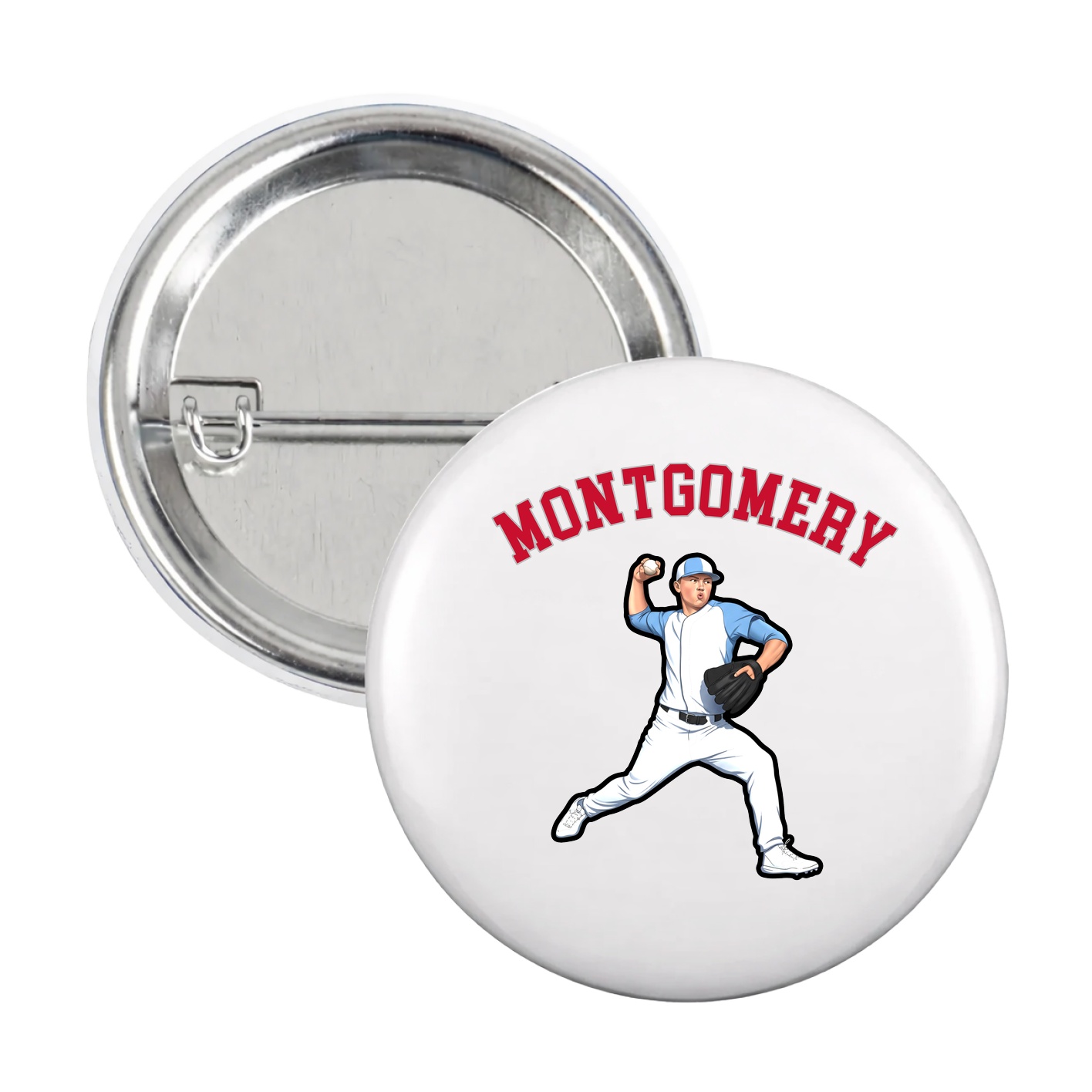 Game Day Button — Shirsey Arch in White