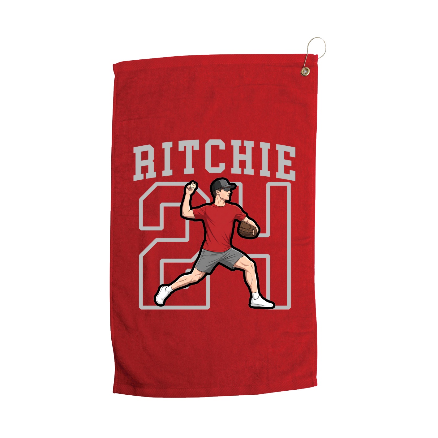 Golf Towel — Shirsey in Red