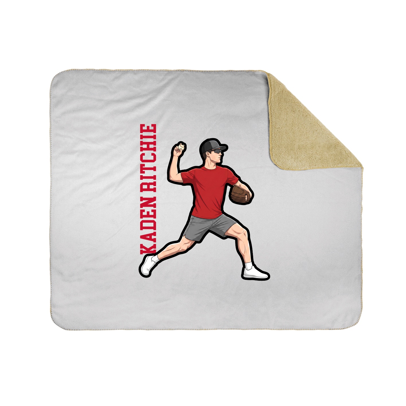 50x60 Sherpa Lined Throw Blanket
