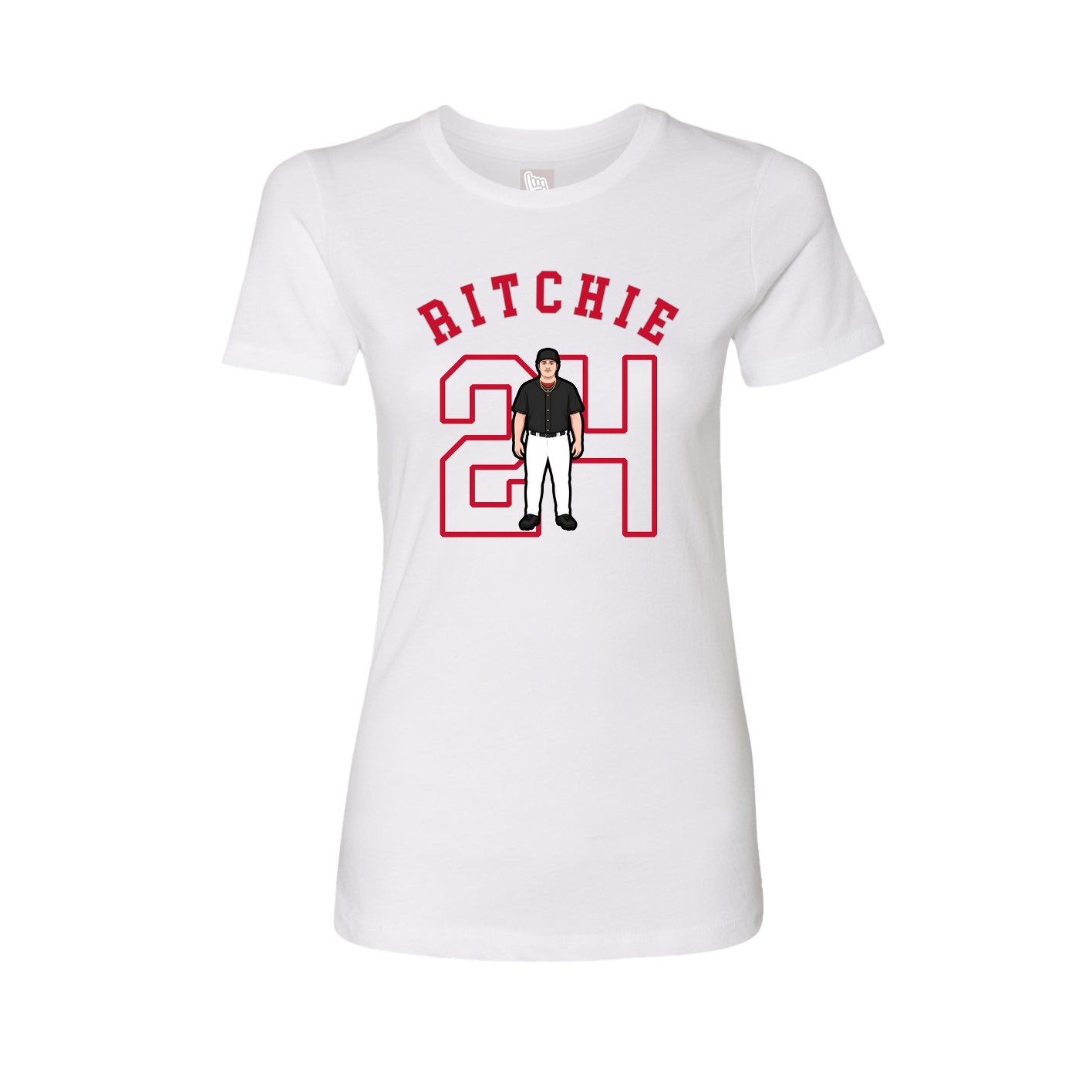 Womens Tee — Shirsey Arch in White