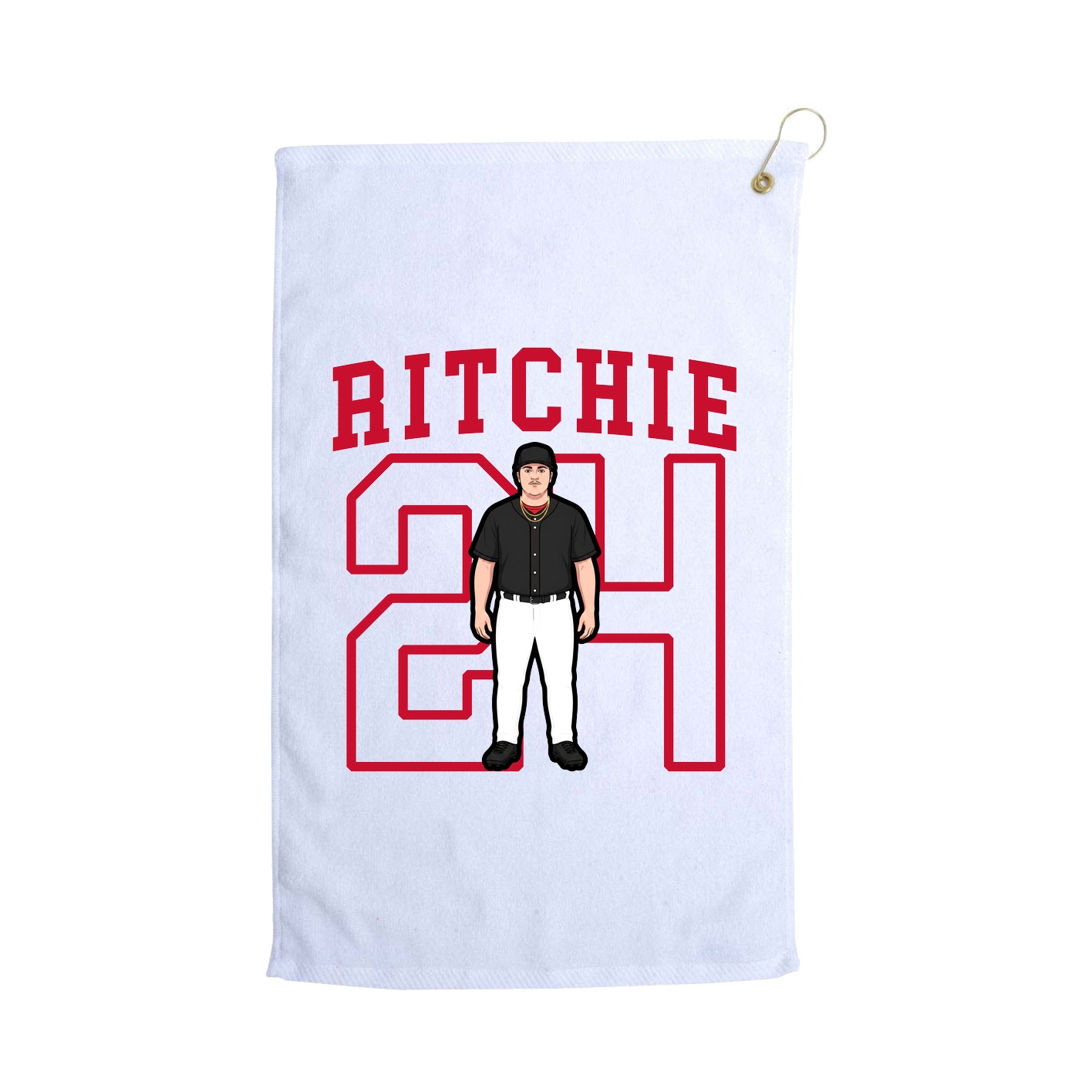 Golf Towel — Shirsey in White
