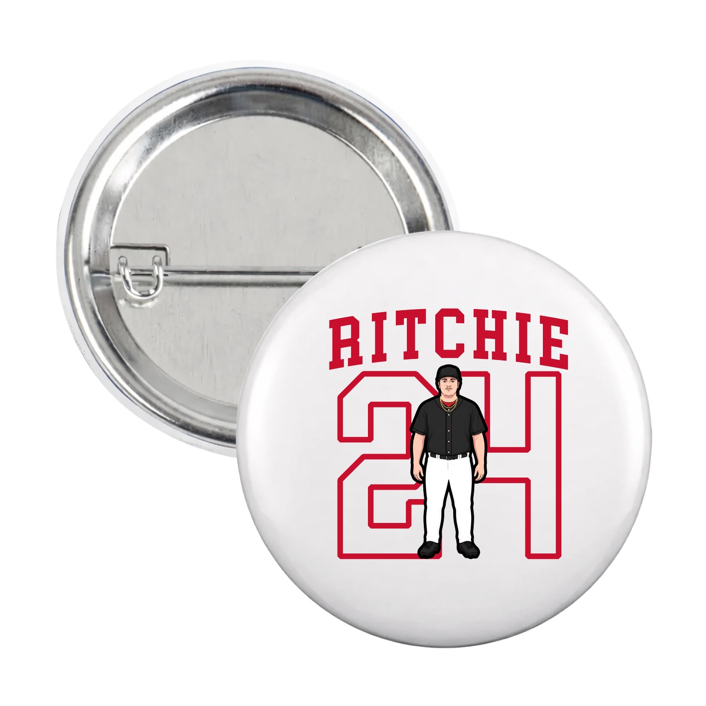 Game Day Button — Shirsey in White