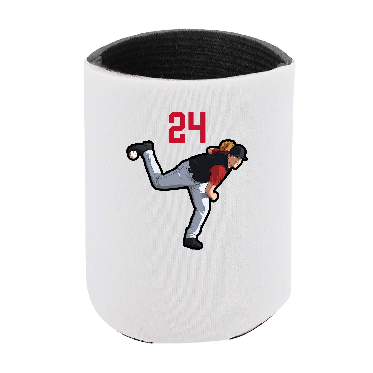 Can Holder — Number Top in White