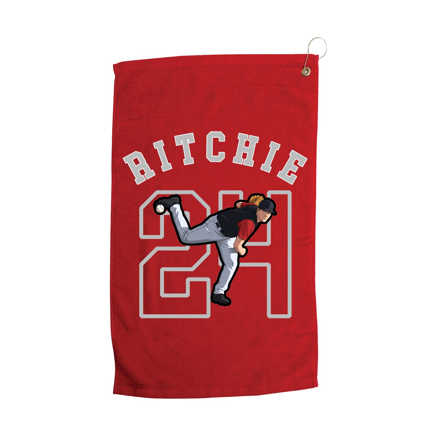 Golf Towel — Shirsey Arch in Red