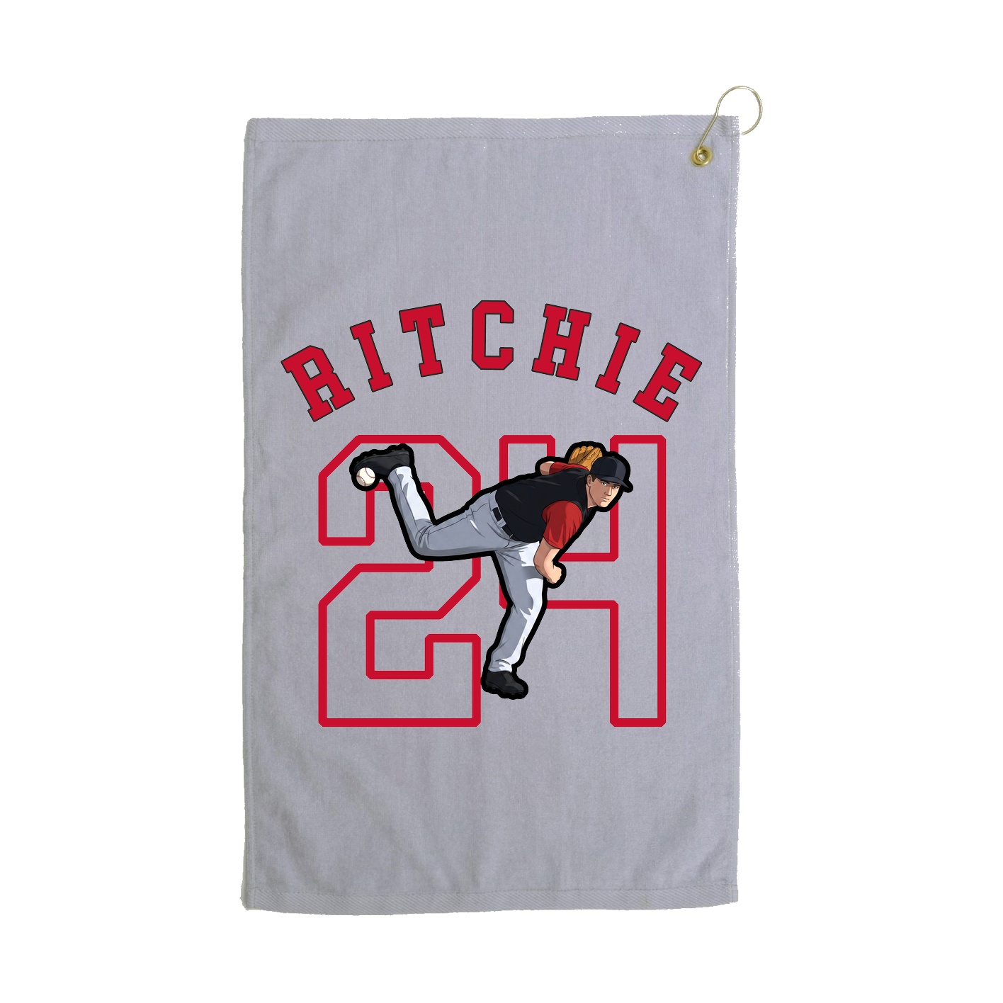 Golf Towel — Shirsey Arch in Grey