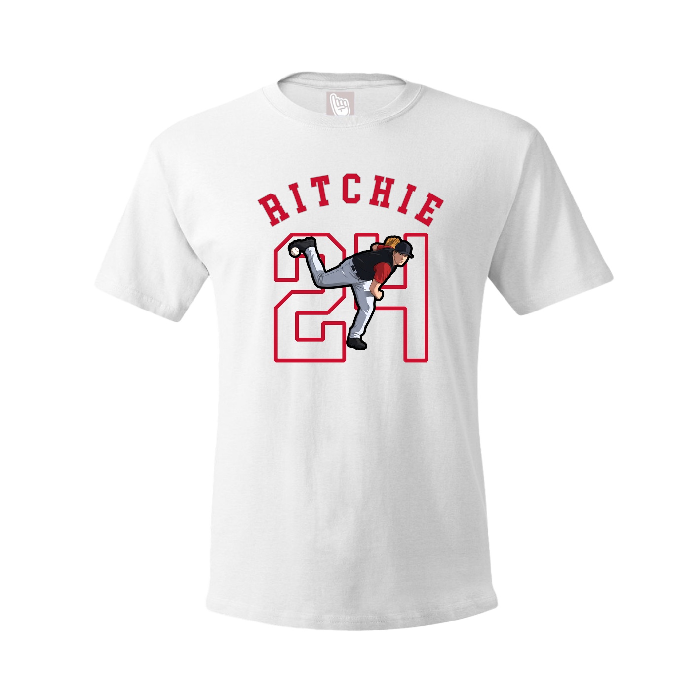 Youth Tee — Shirsey Arch in White
