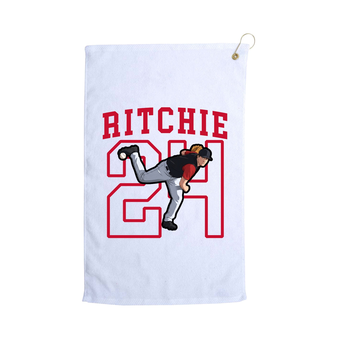 Golf Towel — Shirsey in White