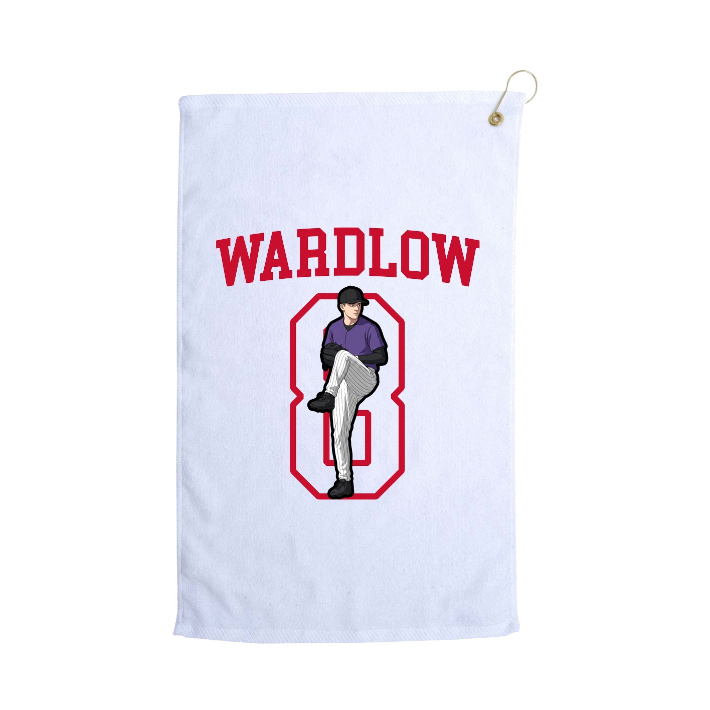 Golf Towel — Shirsey in White
