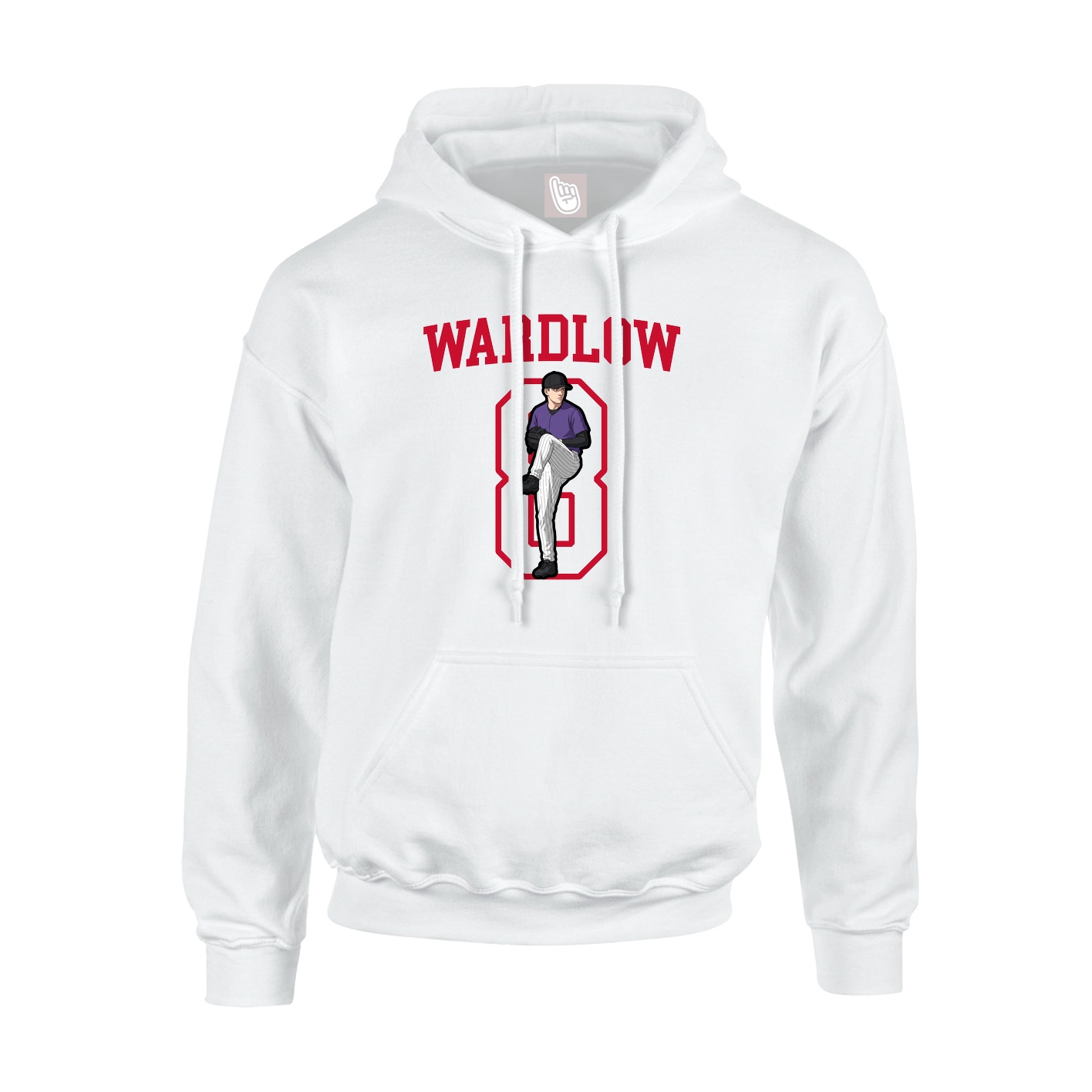 Hoodie — Shirsey in White
