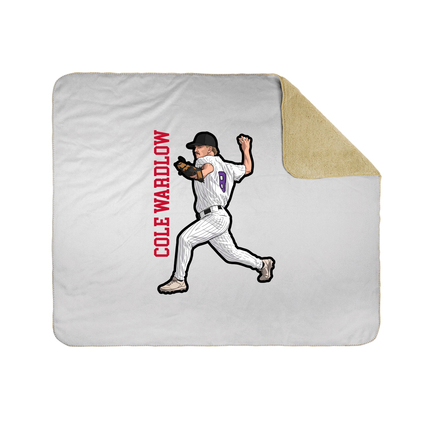 50x60 Sherpa Lined Throw Blanket