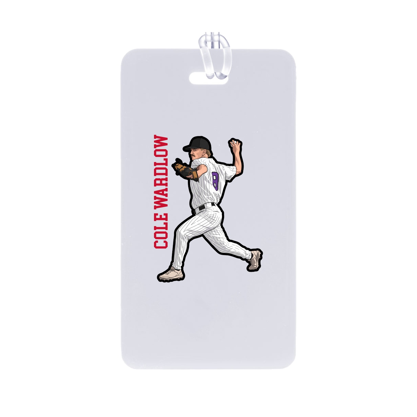 Bag Tag — Name Vertical in Classic