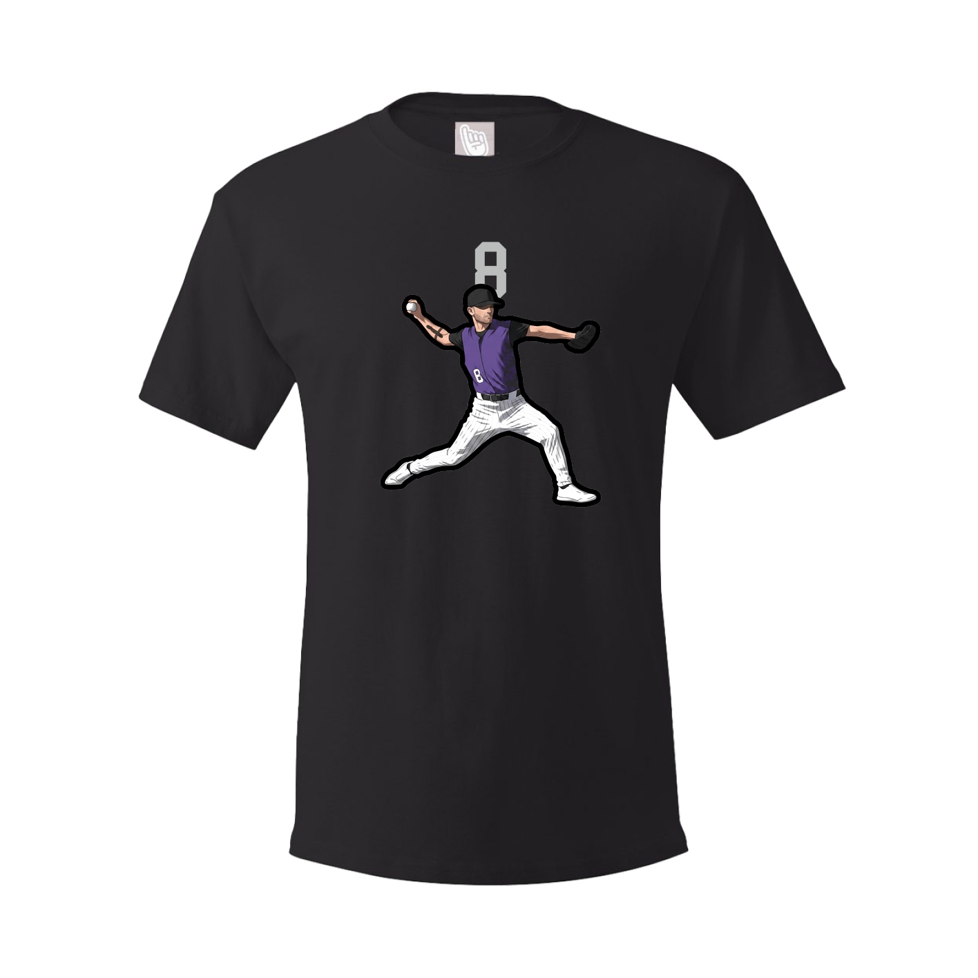 Tee — Number Top in Black