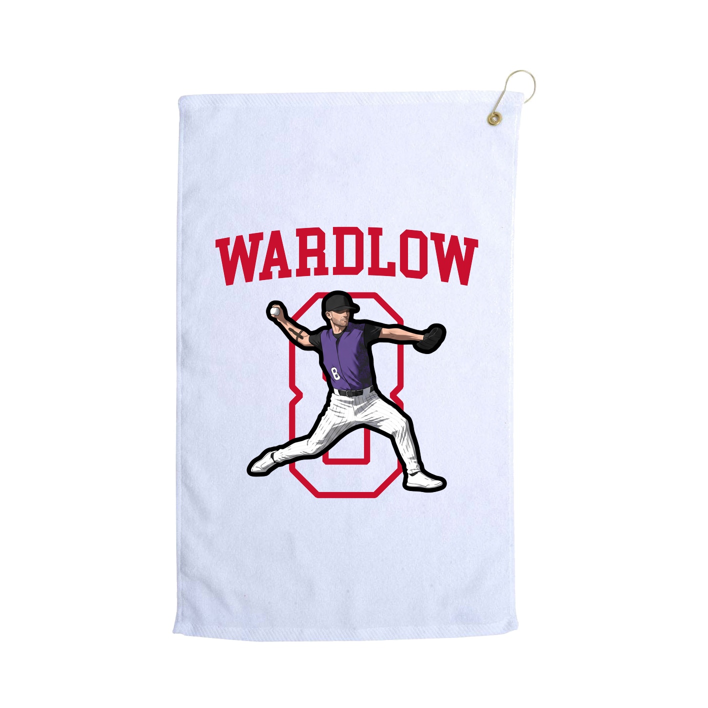 Golf Towel — Shirsey in White